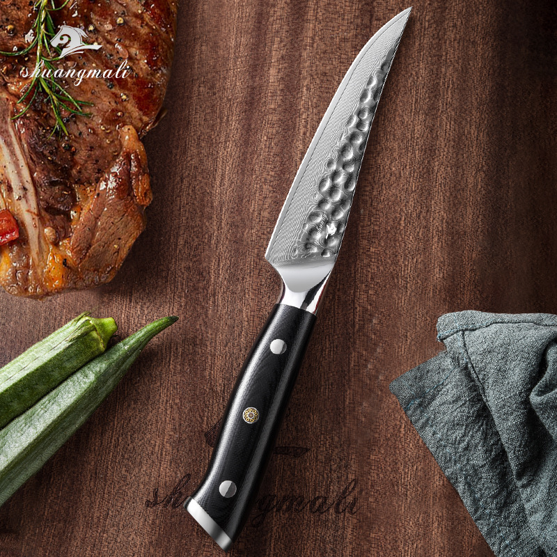 VG10 Damascus Steak Knife, a special knife for Western cuisine steak, cross-border wholesale Specification drawing