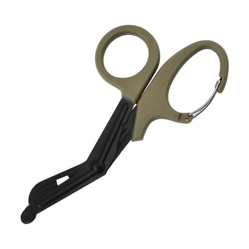 Multi-functional buckle scissors, outdoor activity, family backup, medical backup scissors, gauze, iron wire, iron sheet scissors undefined