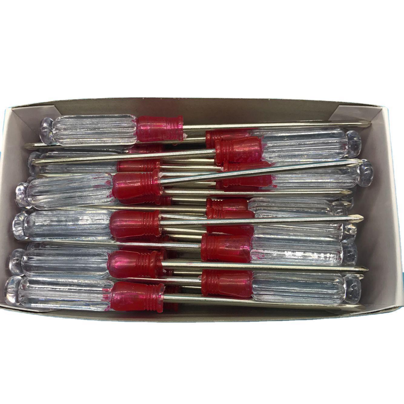 50 crystal screwdrivers per box, small diameter screwdrivers with crystal handles, one or two yuan for supply Item Picture