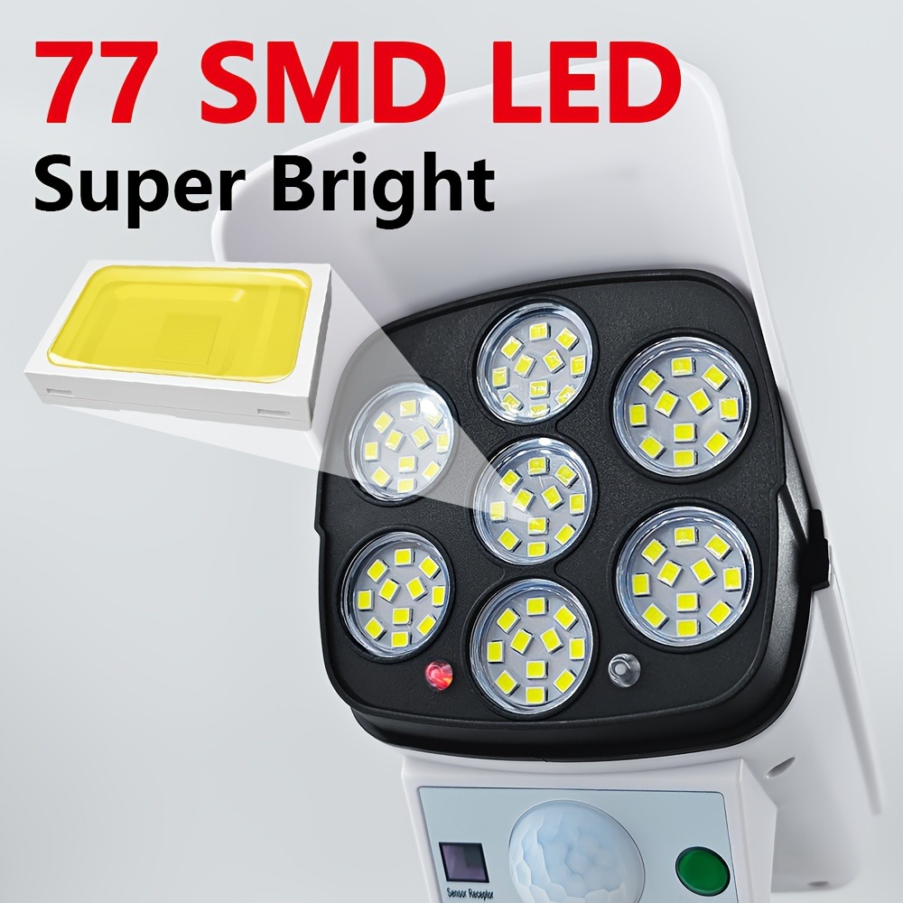 Cross-border solar lighting lamps, outdoor simulation monitoring lamps, camera lamps, automatic sensor garden lamps, waterproof wall lamps details Picture