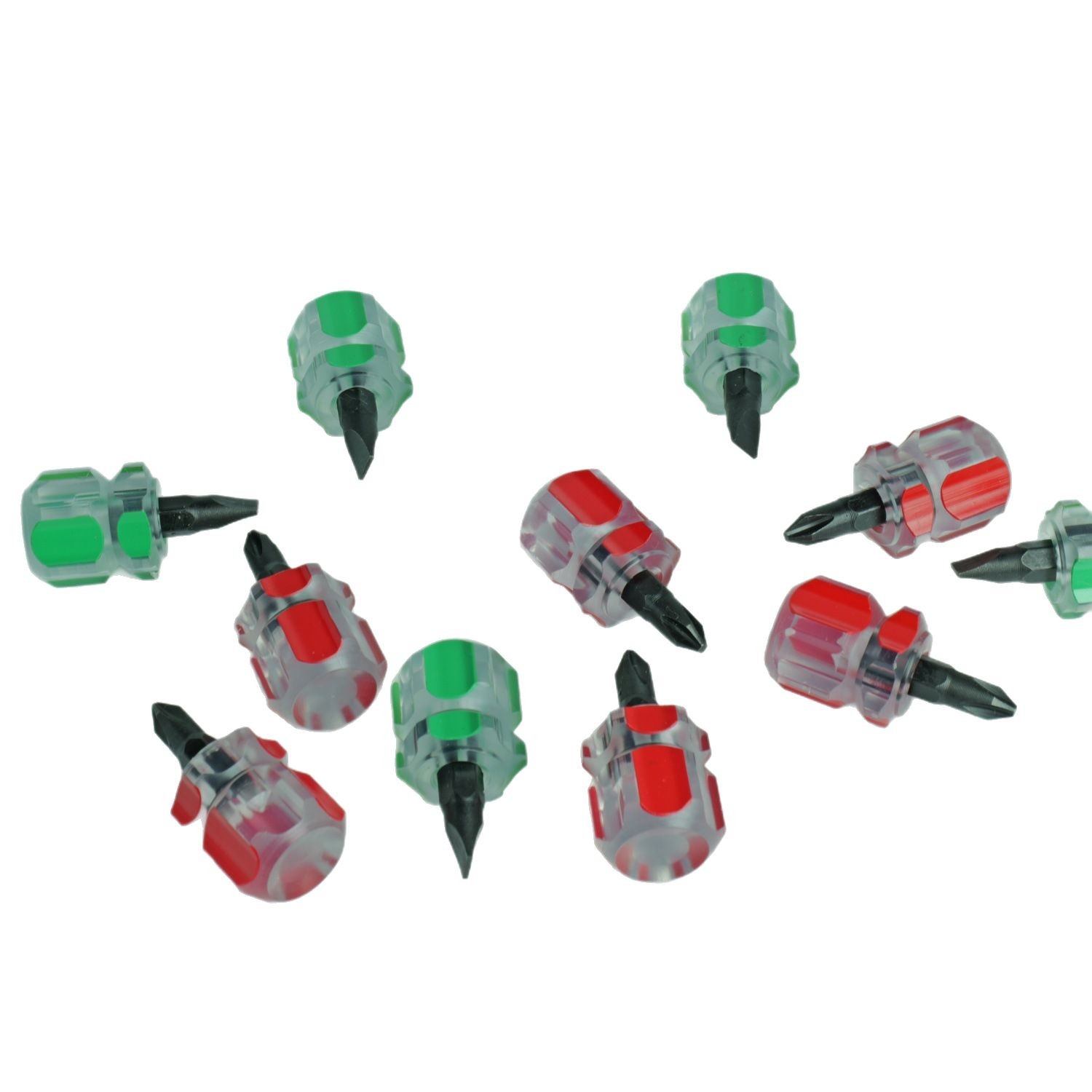 Wholesale of mini short-handled screwdrivers with radish heads from the manufacturer, 6-millimeter small steel cannon cross-shaped screws Item Picture