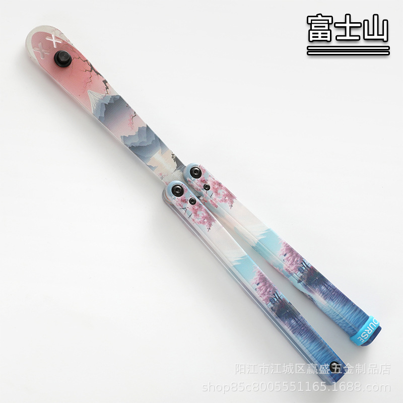 Yapi Workshop: Butterfly Knife, Jenny Turtle, Safety Swing Knife, Fancy Plastic Knife Training, Folding Knife, Squid, Transparent and semi-transparent undefined