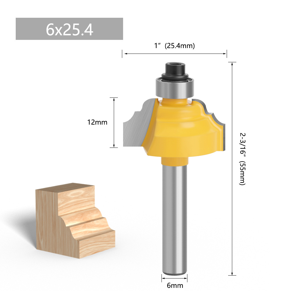 6 pieces of Minzi knife, West line knife, frame knife, three-piece set, woodworking milling cutter, edge trimming machine, engraving machine, high-end knife head undefined