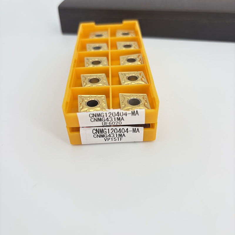 Wholesale CNC inserts and turning tools from the manufacturer: CNMG120404-MA/ 120408-VP15TF US735UE6020 Application Scenario