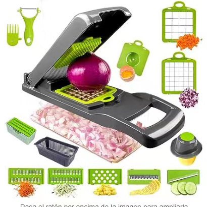 Multi-functional vegetable cutter, dice cutter, slicer, potato shreds cutter, grater, kitchen and household grilling wonder full figure