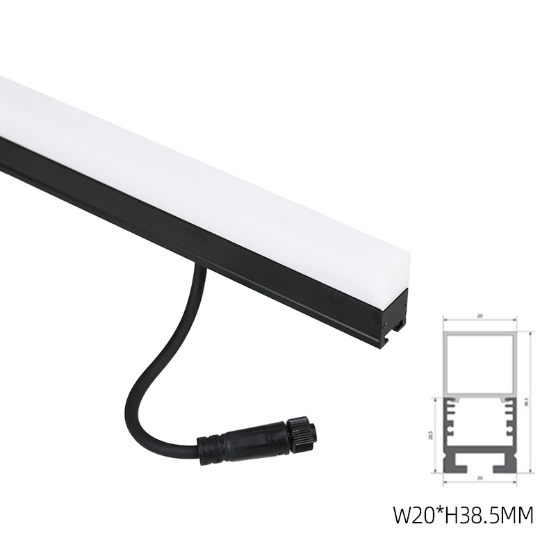 1-meter LED pixel light strip, 24Vrgb full-color programmed line light, stage, night venue, ktv lighting, nightclub Item Picture