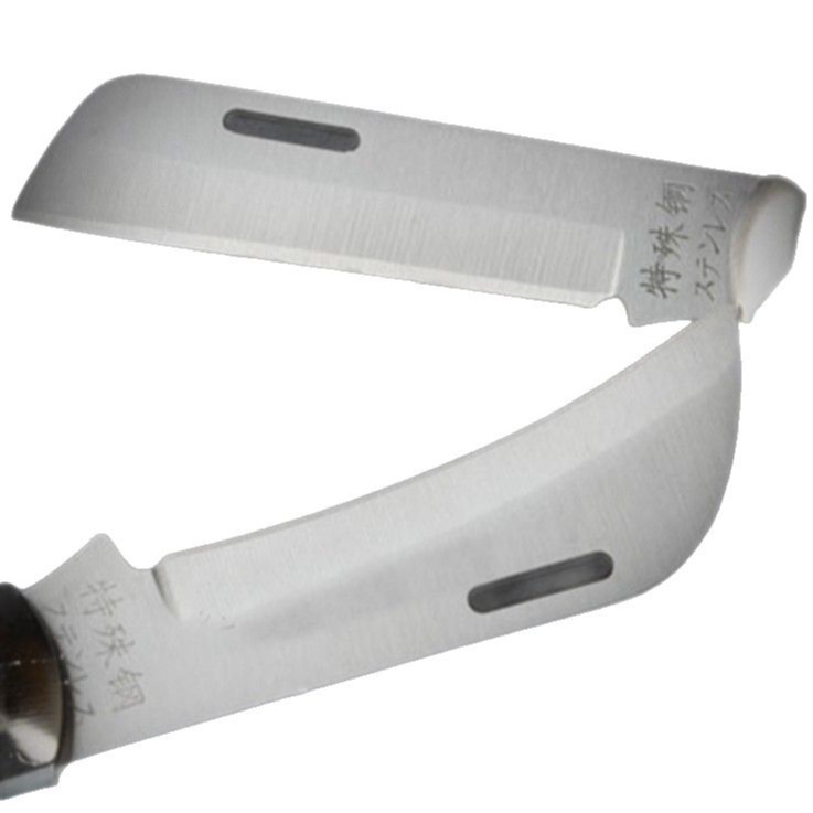 Multi-functional heavy-duty folding electrician's knife, wire pulling knife, old-fashioned straight-edge tool knife, multi-functional bending-edge cable stripping knife Item Picture