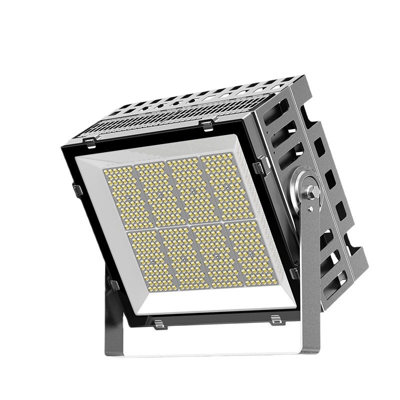 Square high-power, high-brightness, waterproof outdoor sports field floodlights, high-pole lighting lamps for football and basketball courts Item Picture