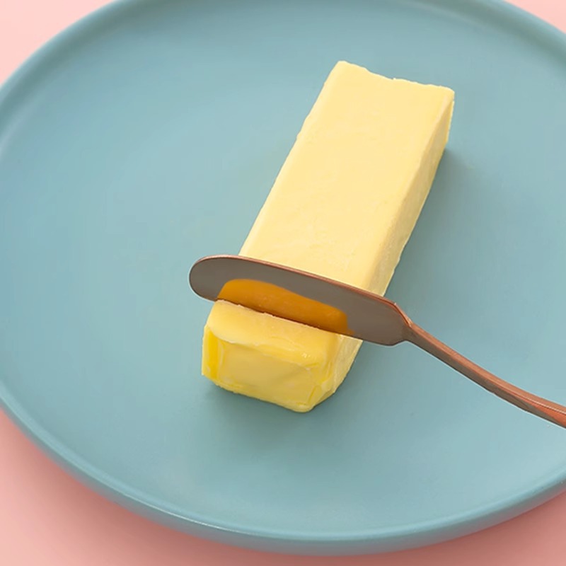 Japanese-style butter knife, butter knife, cheese dessert spread knife, spatula knife, jam spatula, thickened stainless steel Western-style knife details Picture