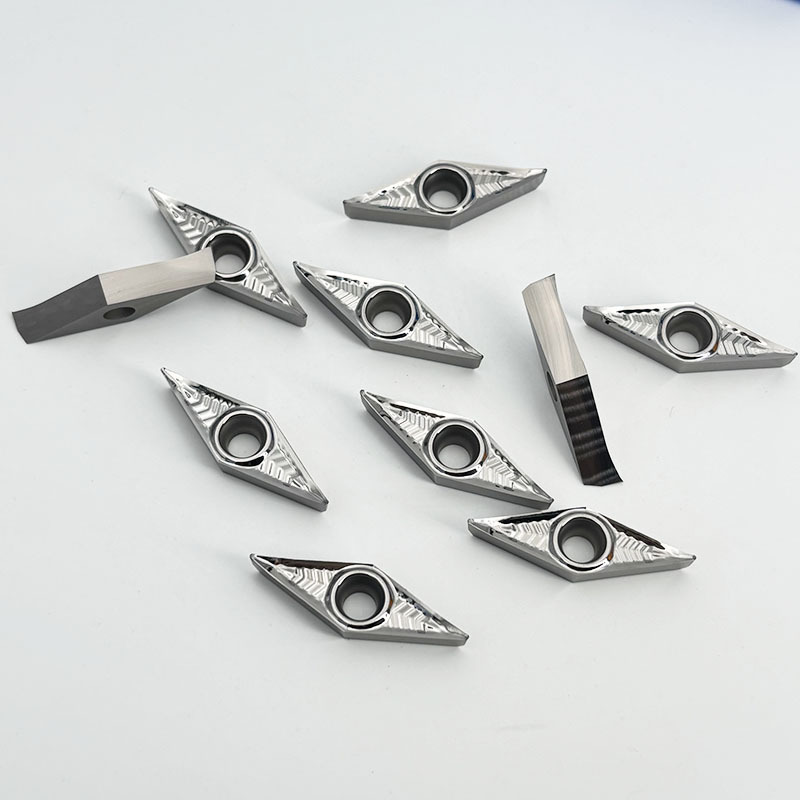 Woodworking aluminum-copper turning blade VCGT160404/160402/160408-AK H01 aluminum factory direct sales Specification drawing