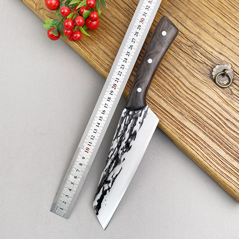 Household meat slicing knife, special sashimi knife for cooking, Japanese chef knife, forging kitchen knife, slicing and chopping knife set full figure