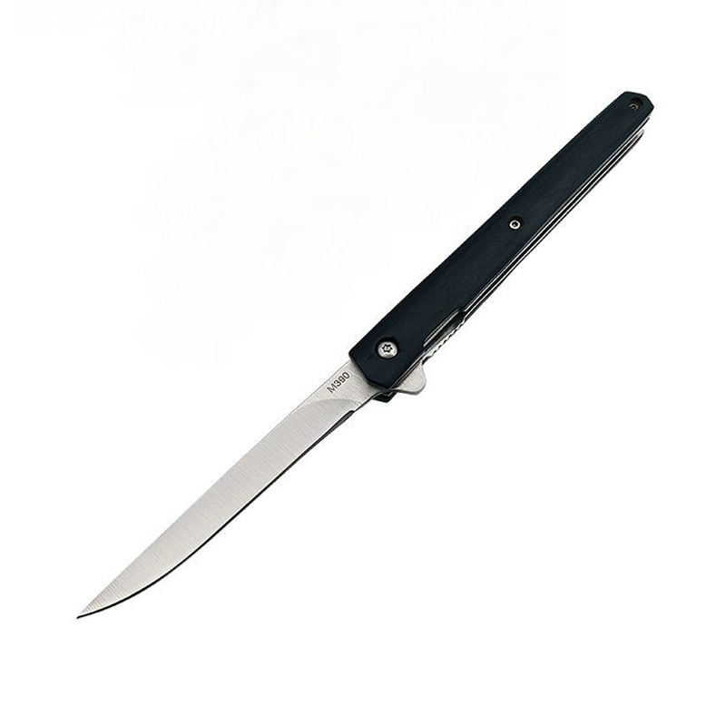 Factory high-hardness stainless steel folding knife, portable mini pocket, wooden handle magic pen, outdoor knife, sharp fruit knife Specification drawing