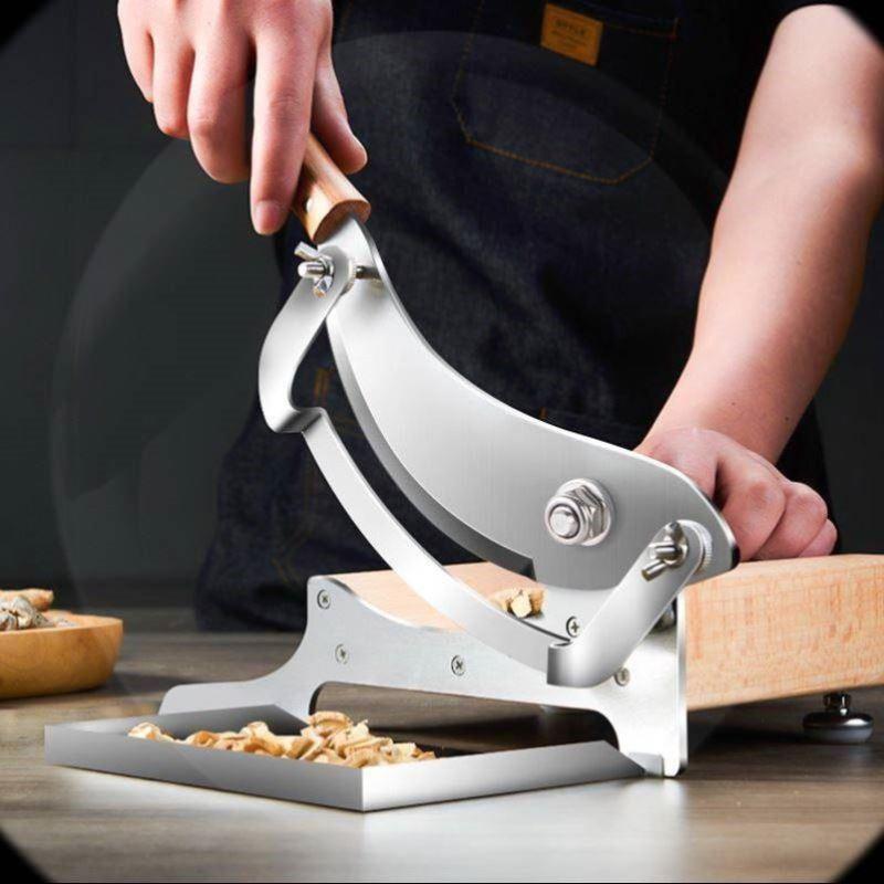 The guillotine knife is a small household slicing tool for medicinal materials. It is a commercial manual slicing machine for deer antler, Ganoderma lucidum and American ginseng with a gate knife Specification drawing