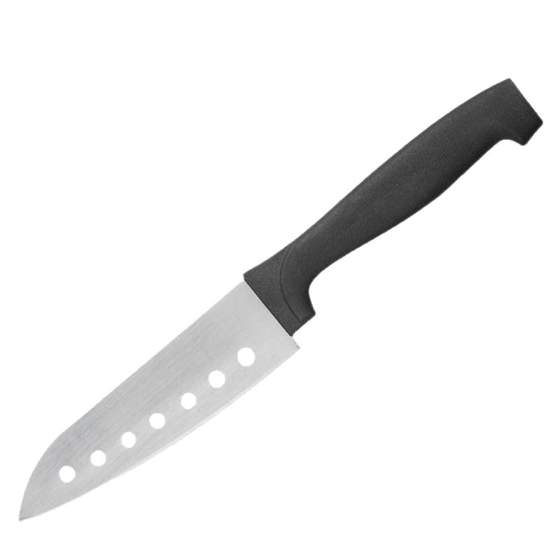 Seven-hole sushi knife, frozen meat knife, Japanese cuisine knife, sashimi knife, stainless steel seven-hole knife, fruit knife, meat slice knife Item Picture