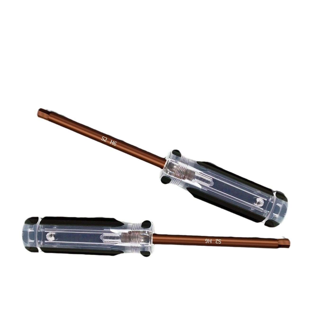 Super-hard S2 red steel hex socket screwdriver, small hex socket wrench tool, long straight handle hexagonal multi-functional wrench screwdriver Item Picture