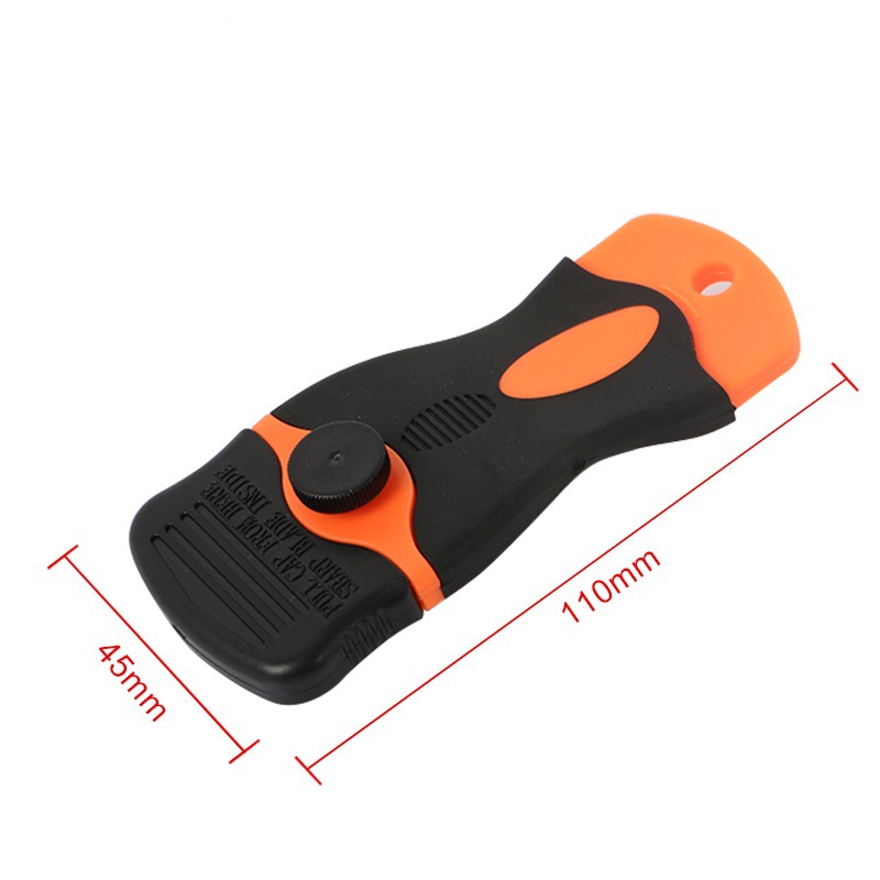 Car glue scraper, mobile phone film glue scraper frame, glue remover handle, plastic blade scraper handle Specification drawing