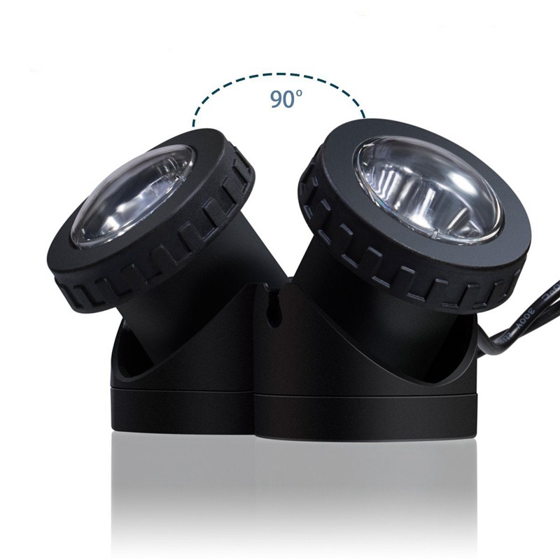 Solar lights, 6LED underwater single and double head projection lights, low-pressure landscape lights, energy-saving fish tank lights, direct sales from the manufacturer details Picture