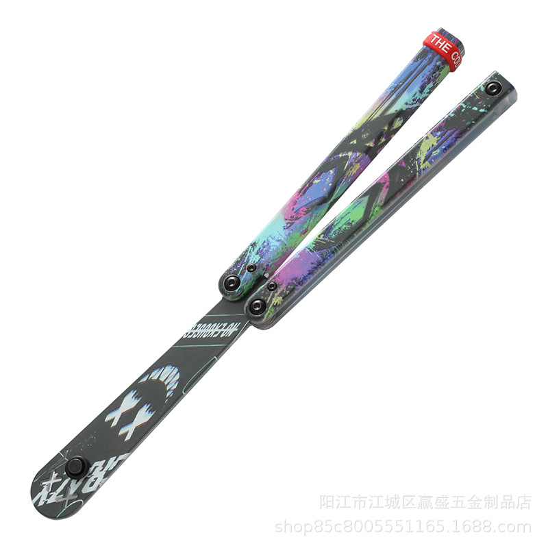 Yapi Workshop: Butterfly Knife, Jenny Turtle, Safety Swing Knife, Fancy Plastic Knife Training, Folding Knife, Squid, Transparent and semi-transparent Item Picture
