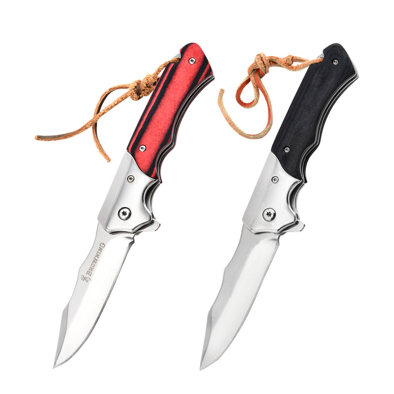 The manufacturer supplies stainless steel multi-functional small folding knives, outdoor knives, folding knives, bearing knives, portable and lightweight Item Picture