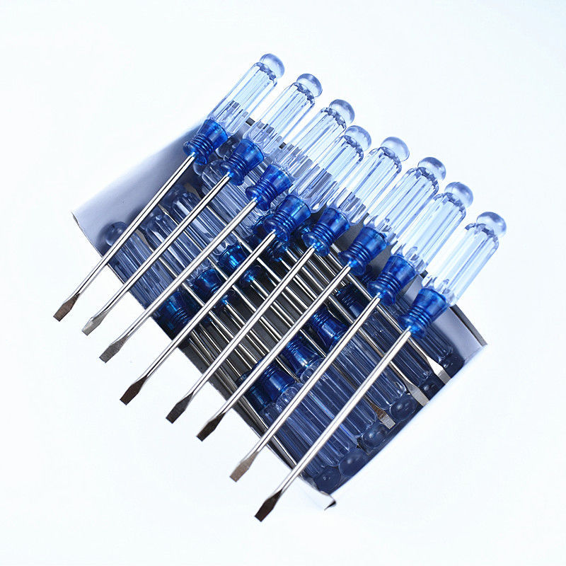 Crystal mini transparent screwdriver with magnetic small screwdriver, cross-shaped transparent screwdriver, manual screwdriver undefined