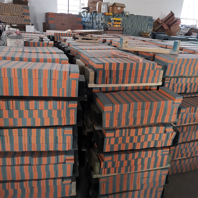 Renyuan household alumina/white corundum whetstone, brown corundum oilstone with base grinding tool combination Specification drawing