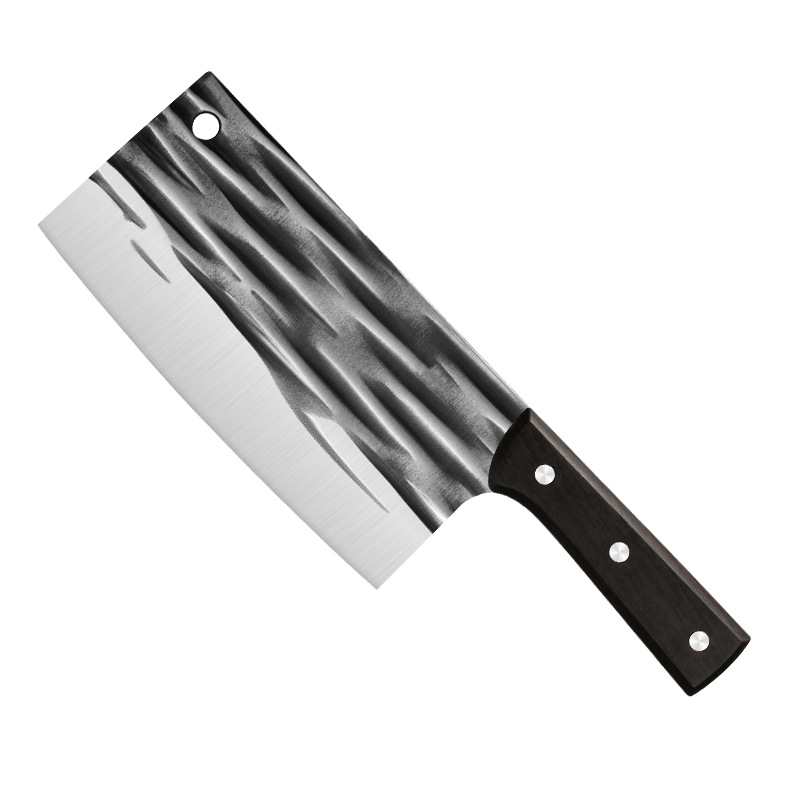Hot-selling stainless steel household kitchen knives, kitchen slicers, dual-purpose knives, slicing knives, solid wood chicken wing wood kitchen knives in stock Item Picture