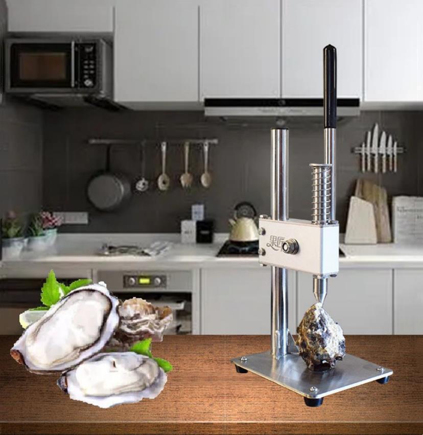 Oyster shell opener, commercial manual grilling tool for opening oysters, oyster hand beer machine, stainless steel for prying open shells Specification drawing