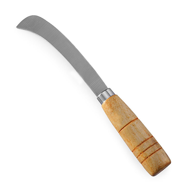 Stainless steel small curved knife, fruit knife, pineapple knife, Poly banana sharp peeling, fruit, jackfruit and vegetable knife Specification drawing