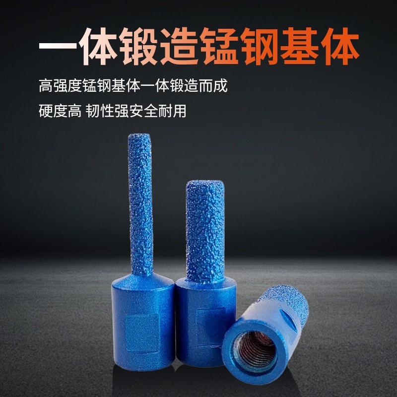 Brazing table center basin trimming knife, milling cutter, bottom cleaning knife tool, quartz stone tile Angle grinder, grinding head, straight seam knife Application Scenario