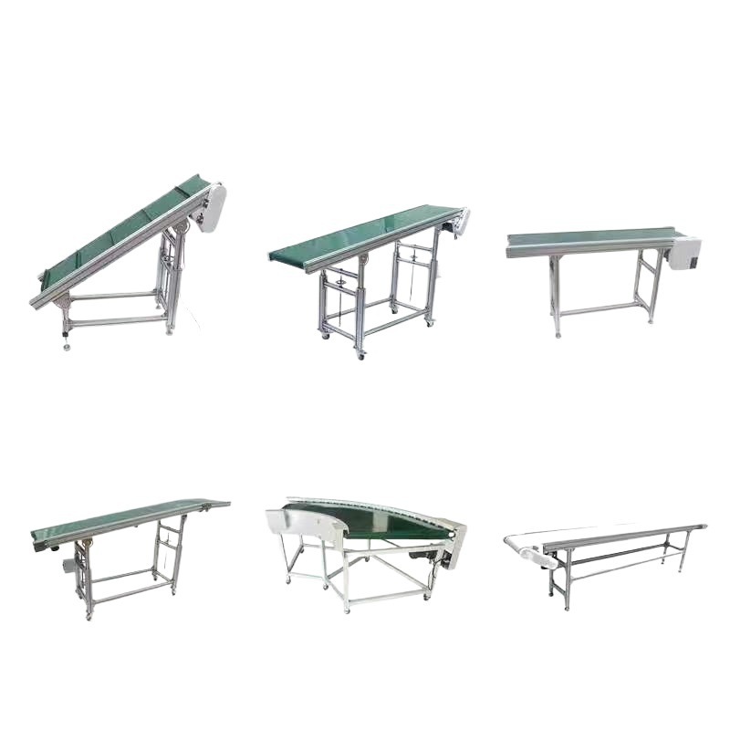 Conveyor belt, conveyor belt, small conveyor, belt conveyor, injection molding machine, connection table, climbing slope, Lue De plant Item Picture