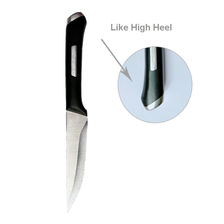 New POM with stainless steel strip Steak knife Set Application Scenario