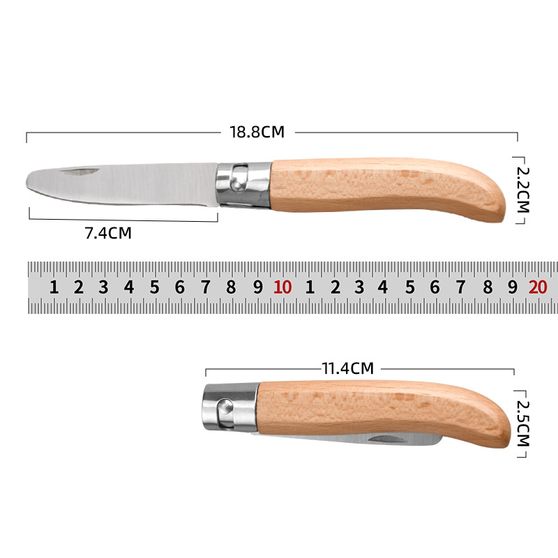 Children's carving knife, grafting knife, outdoor handcrafted portable knife, camping fruit knife, foldable and storable sharp knife undefined