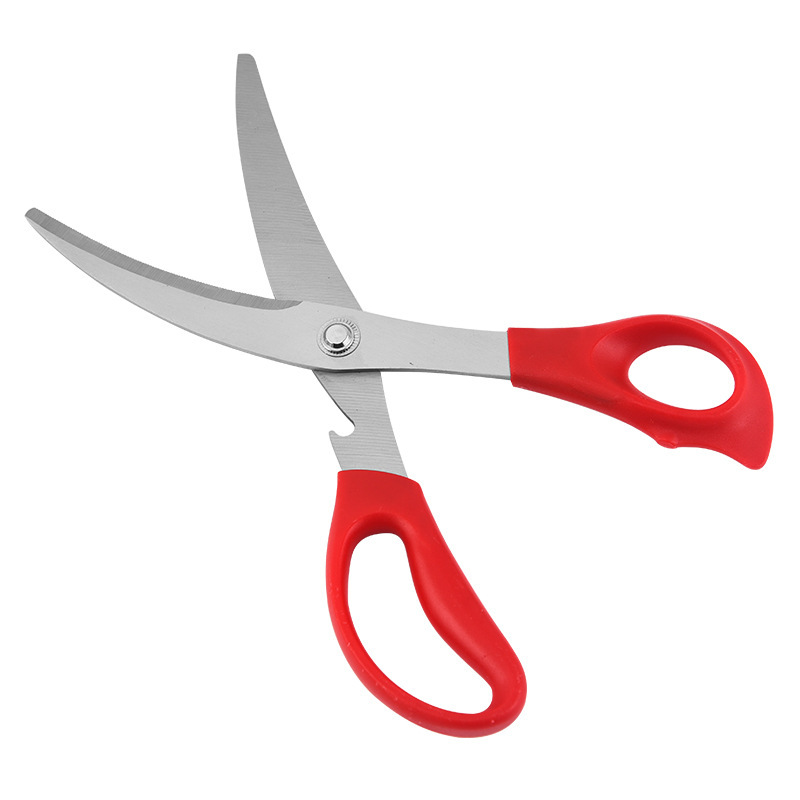 Stainless steel household kitchen scissors, barbecue scissors, Korean-style kitchen steak scissors, thickened German powerful scissors Application Scenario