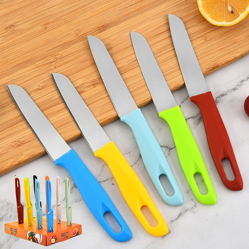 Factory wholesale peelers, fruit knives, convenient stainless steel multi-functional peelers for fruits and vegetables, fruit peelers with knife sleeves full figure