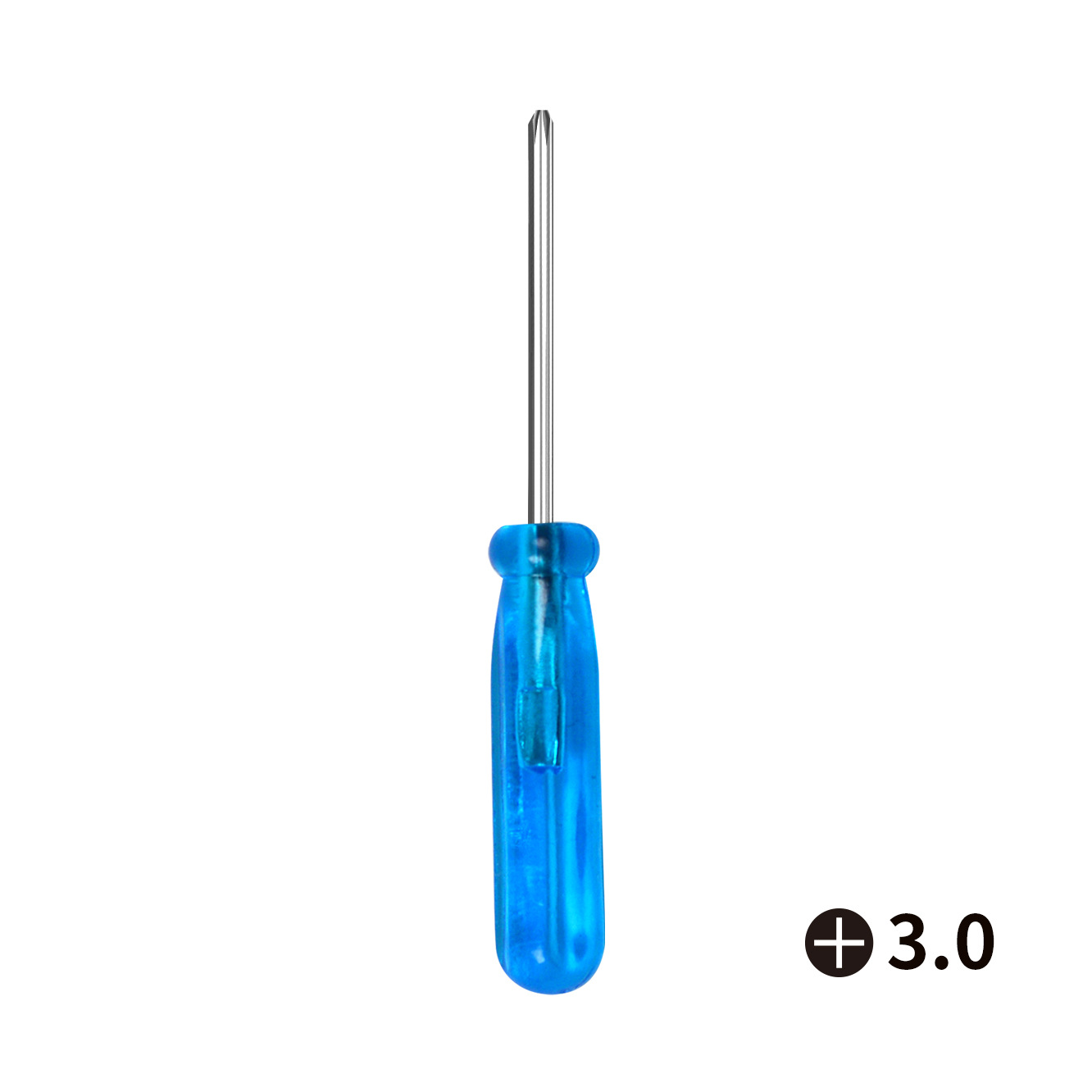 【 Same style at a low price 】 Crystal blue screwdriver with a total length of 45mm, mini screwdriver, a mobile phone repair tool for fun undefined