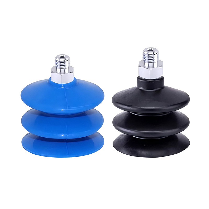 Mechanical hand strong corrugated industrial pneumatic three-layer vacuum suction cup accessories FSG 20 25 32 42 with joints Item Picture