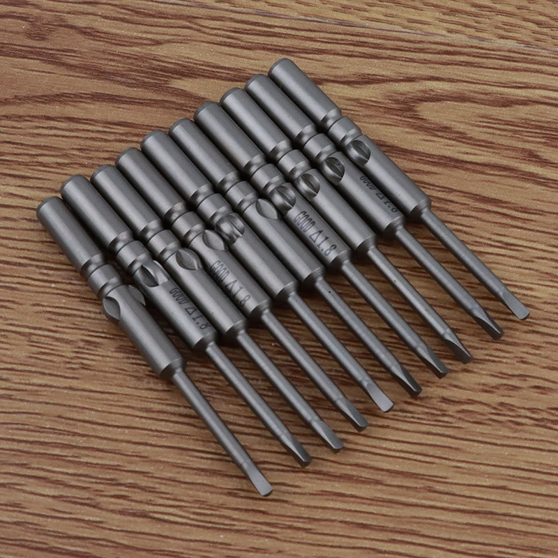GOOD 5*60*2.5*25*△1.8 triangular electric screwdriver bit, electric screwdriver bit, screwdriver head S2 steel Specification drawing
