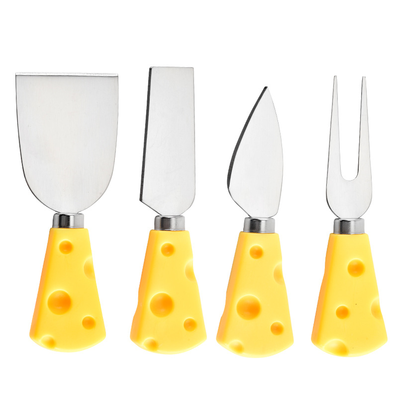 New product in stock: Stainless steel cheese knife, oak cheese knife, pizza knife, butter cheese cutter set, manufacturer's butter knife Item Picture