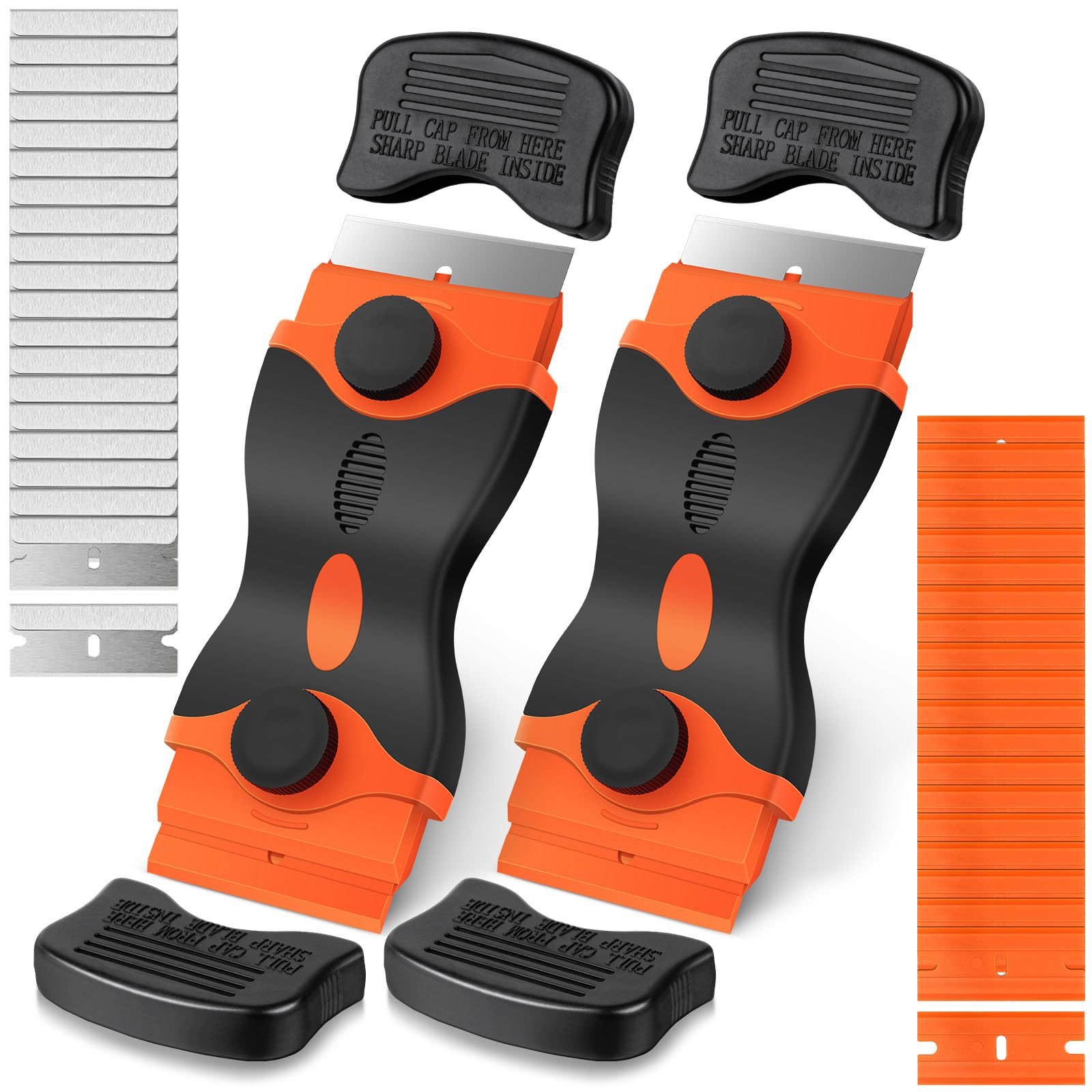 Extended glue removal small scraper, car film application tool, daily cleaning small shovel, cross-border multi-functional double-head decontamination Application Scenario
