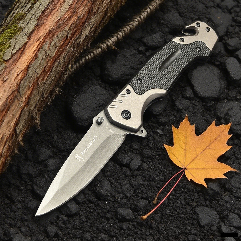 Outdoor folding knife, wilderness survival knife, multi-functional knife, folding knife with lock, camping home sharp straight knife, outdoor knife full figure