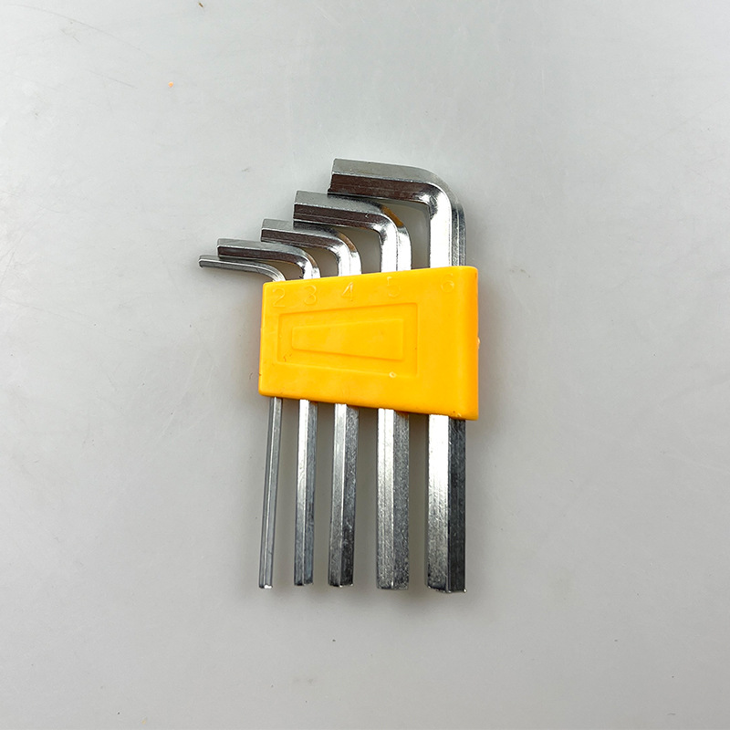 Small hexagon socket wrench set, flat head hexagonal eight-piece set tool, hexagonal socket wrench L-shaped hexagon Application Scenario
