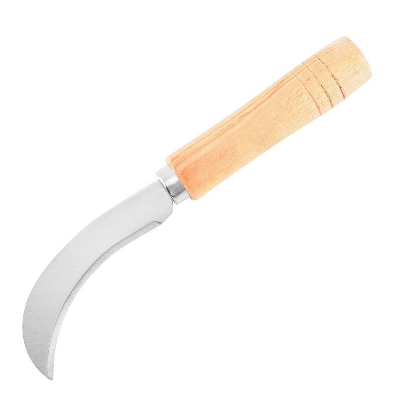 The manufacturer supplies wooden handles for sausage knives, small curved knives, pineapple knives, single-edged banana knives, fruit knives, peelers and leek cutters Item Picture