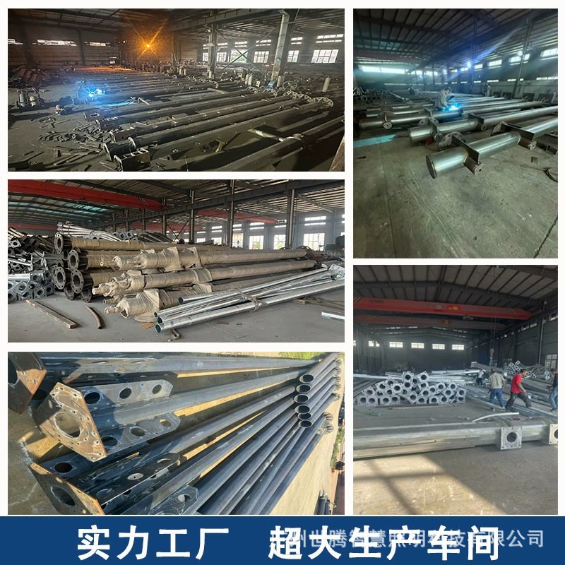 led high mast lights, square lights, 12-meter, 15-meter, 20-meter, 25-meter, 30-meter outdoor telescopic medium mast lights, basketball court lights details Picture