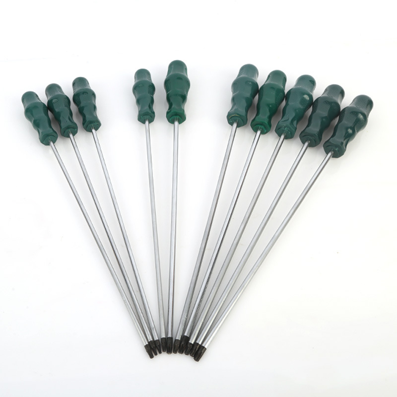 Extended screwdriver, star-shaped, cross-shaped, extended type, wholesale screw screwdriver, strong magnetic hardware tool, screwdriver with holes Specification drawing