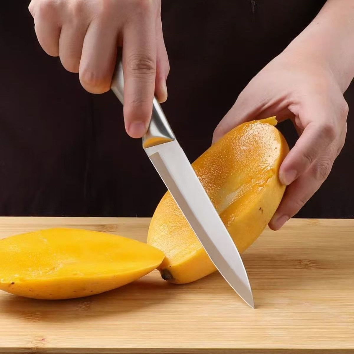 Factory wholesale stainless steel fruit knives, household sharp all-steel multi-functional fruit and vegetable knives, kitchen peelers, fruit peel knives details Picture