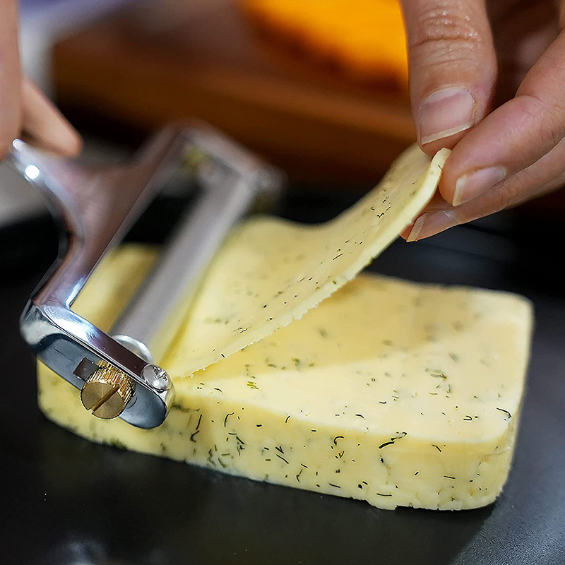 Cheese knife, slicing butter knife, multi-functional zinc alloy cheese knife, cheese butter cheese slicer, cheese roller knife details Picture