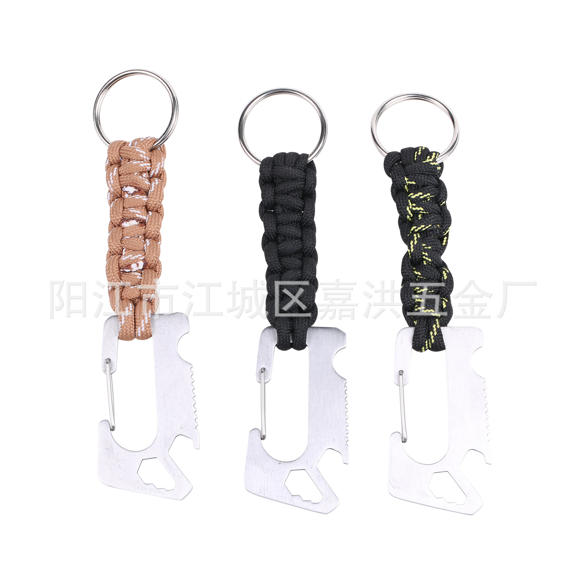 Climbing buckle rope tool card, webbing tool card, outdoor tool multi-functional card, outdoor tool card details Picture
