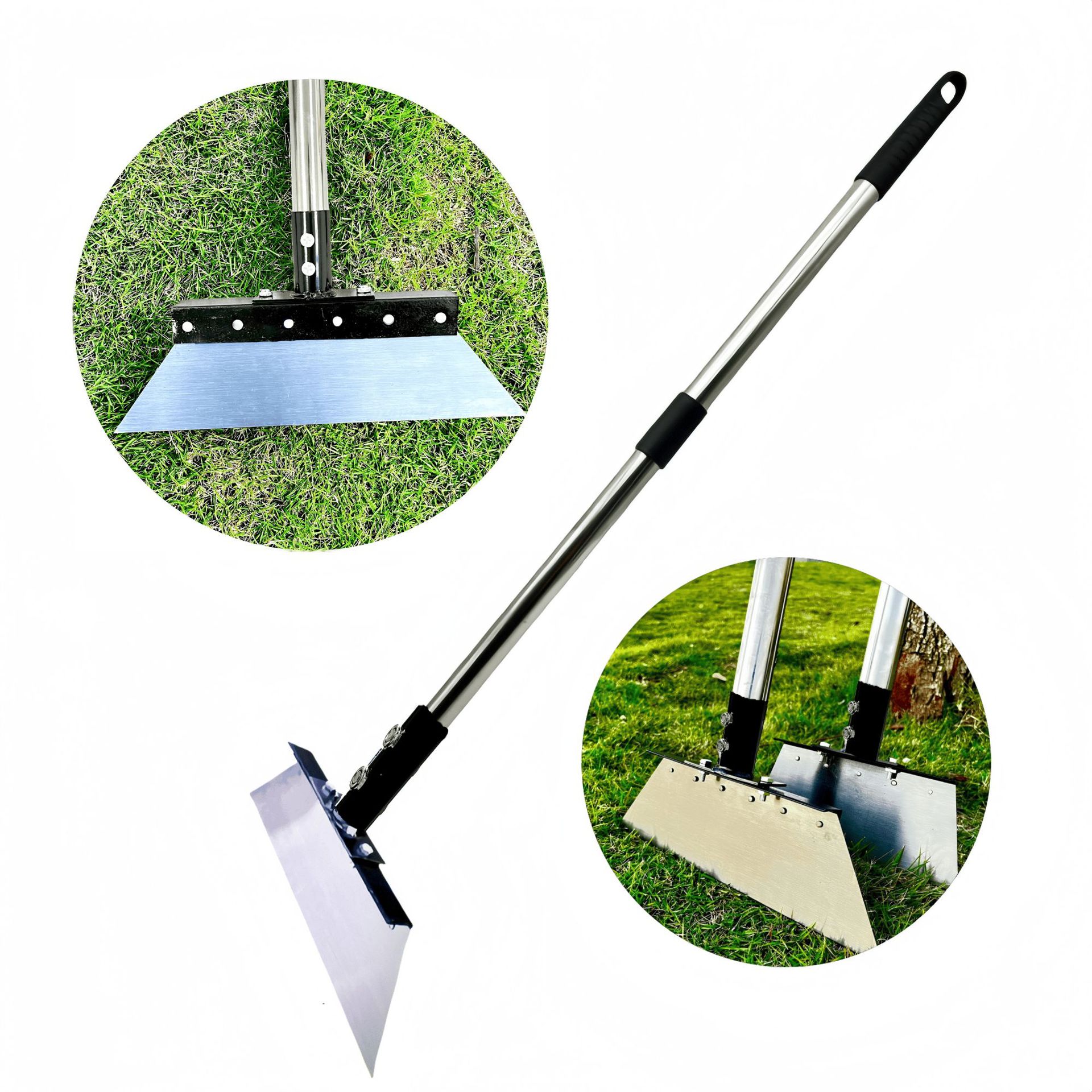 Cross-border snow push shovel, all-steel thickened ice shovel, breeding cleaning shovel, ground shovel, agricultural manure shovel, garden weeding shovel full figure