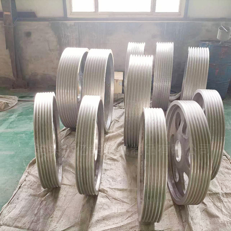 Aluminum wire wheel processing, cable guide wheel, large conductor wheel, traction wheel, aluminum alloy pulley, drive wheel manufacturer details Picture