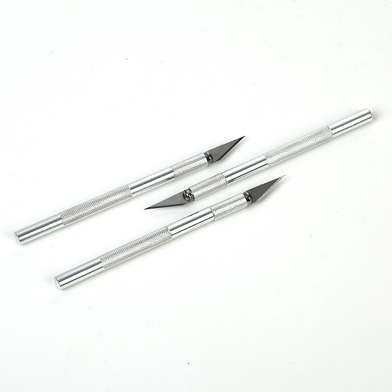 Wholesale of handcrafted engraving knives, aluminum alloy handles, utility knives, journal model making, mobile phone film engraving knives in stock Application Scenario